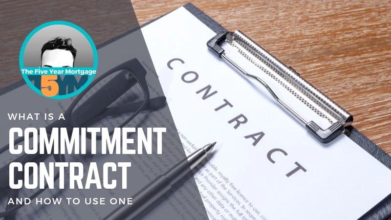 commitment contract. A contract waiting to be signed